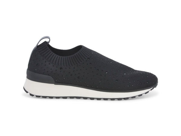 Melluso Scarpe Estive Senza Stringhe Tessuto Elasticizzato Nero K60103BK-234291